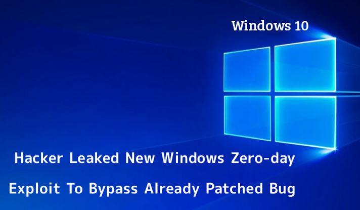 انتشار اکسپلویت روز صفر ویندوز 10 توسط SandboxEscaper برای دور زدن باگ اخیراً وصله شده آن
